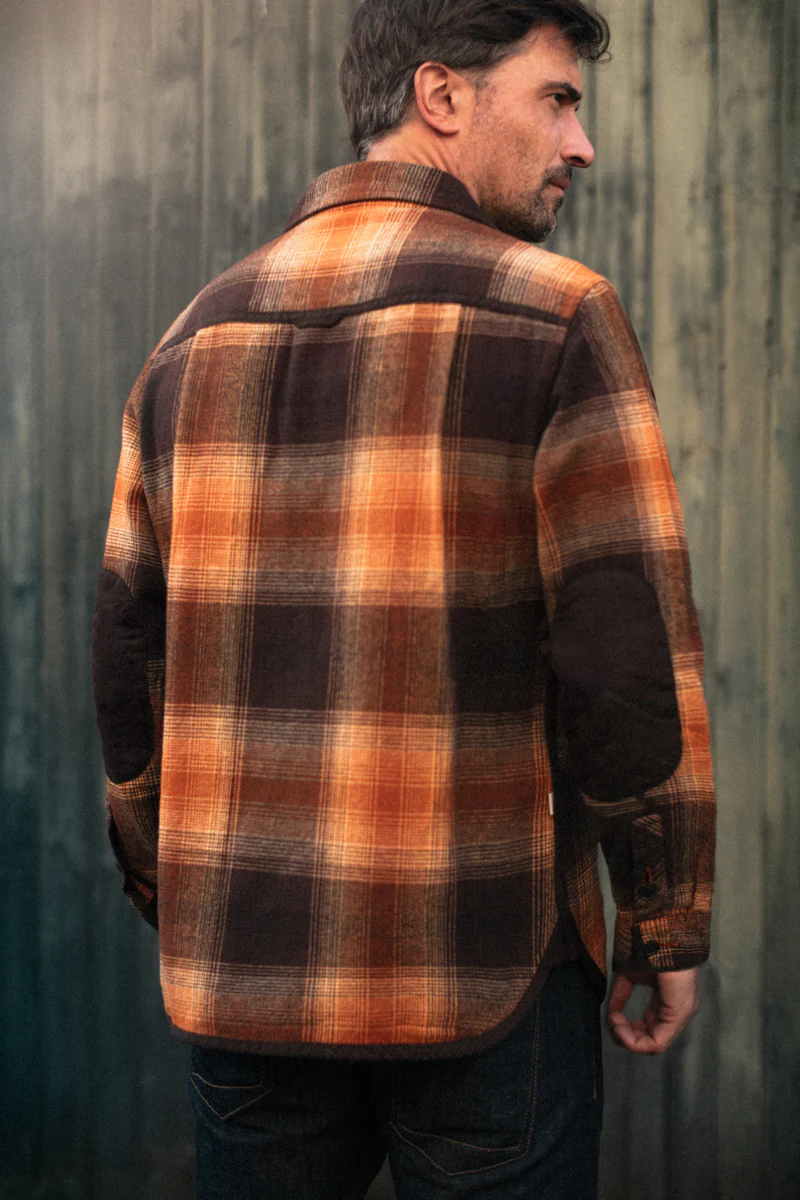 &SONS Emberton Shirt Brown Check - Image 4
