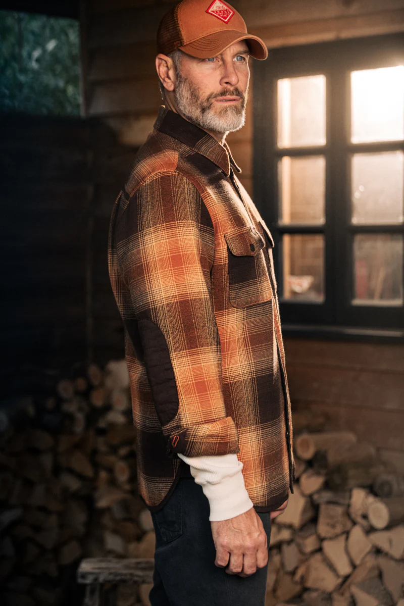 &SONS Emberton Shirt Brown Check - Image 5