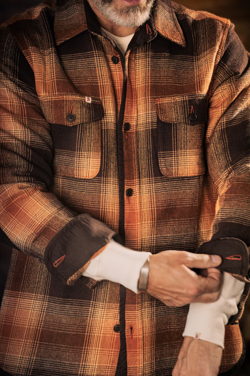 &SONS Emberton Shirt Brown Check - Image 6
