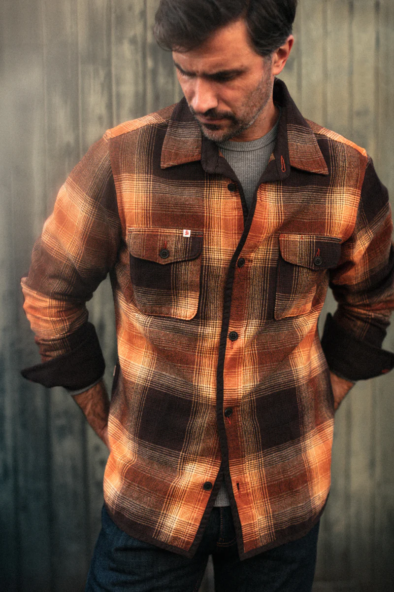 &SONS Emberton Shirt Brown Check - Image 7