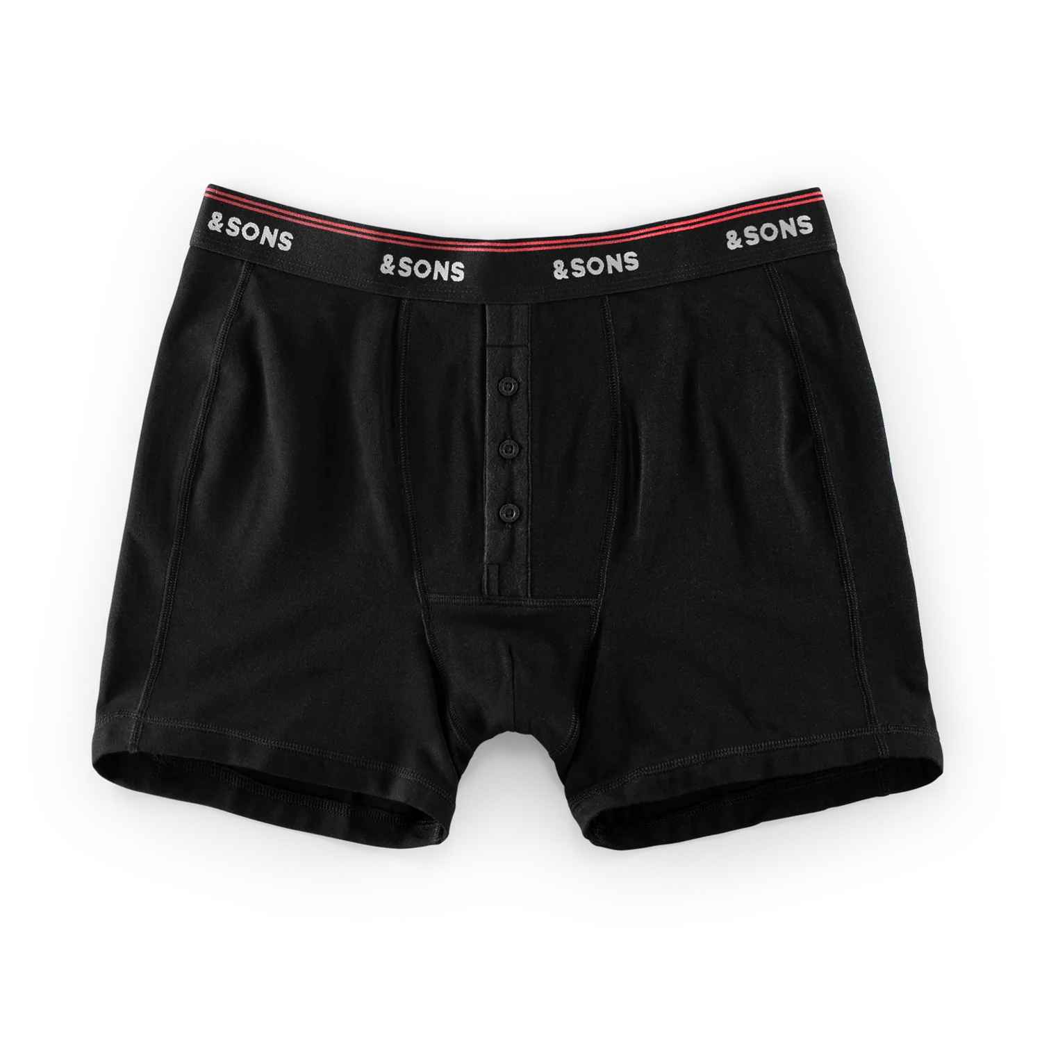 &SONS Essentials Boxer Shorts Black - Image 8