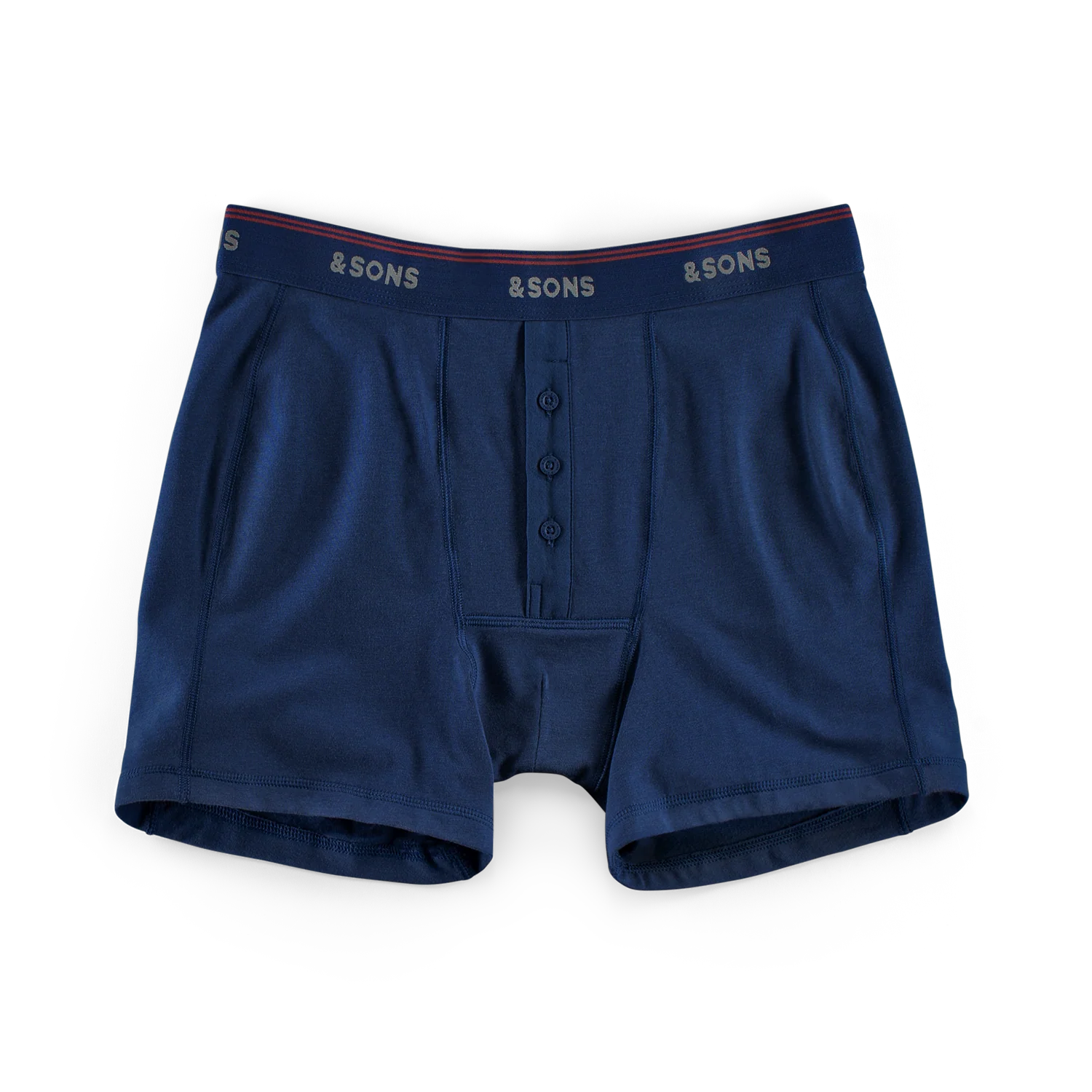 &SONS Essentials Boxer Shorts Indigo - Image 8