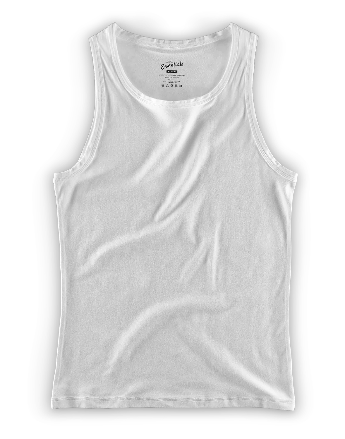 &SONS Essentials Vest White - Image 7