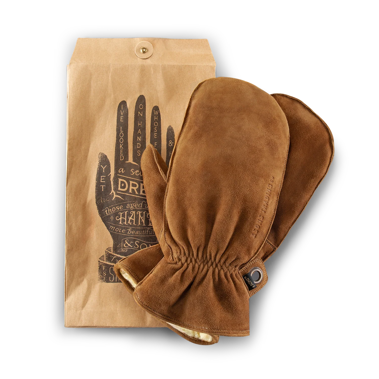 &SONS Falcon Mittens Brown - Image 5