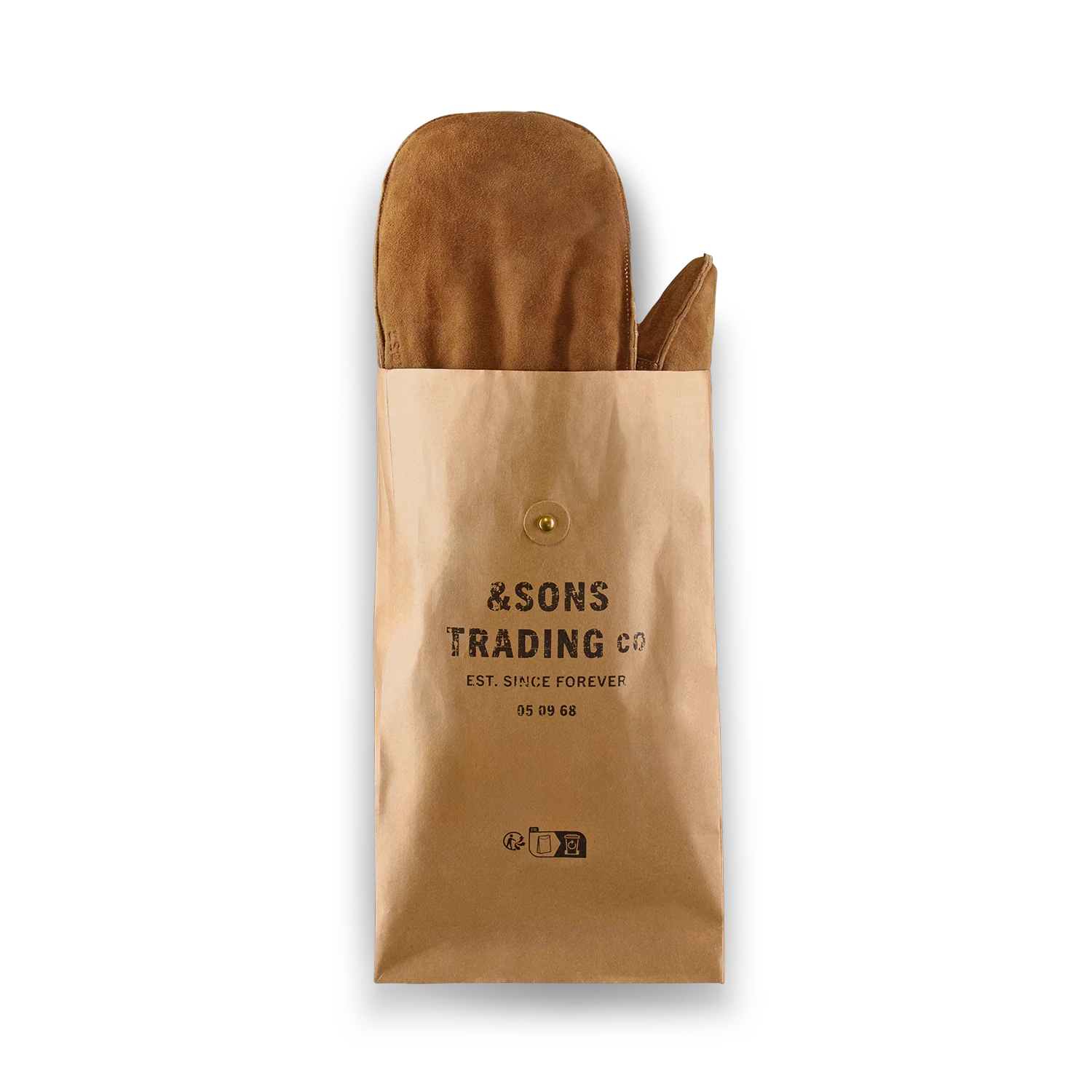 &SONS Falcon Mittens Brown - Image 6