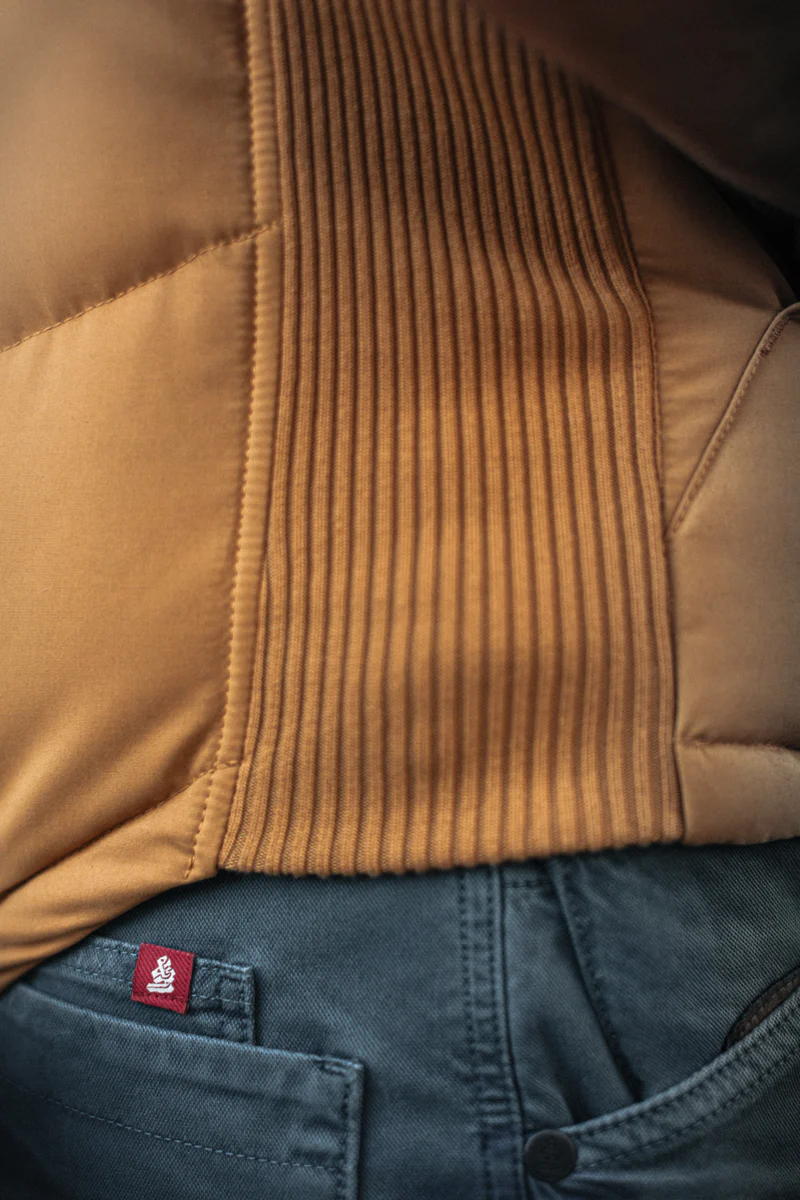 &SONS Forest Puffer Gilet Tan - Image 10