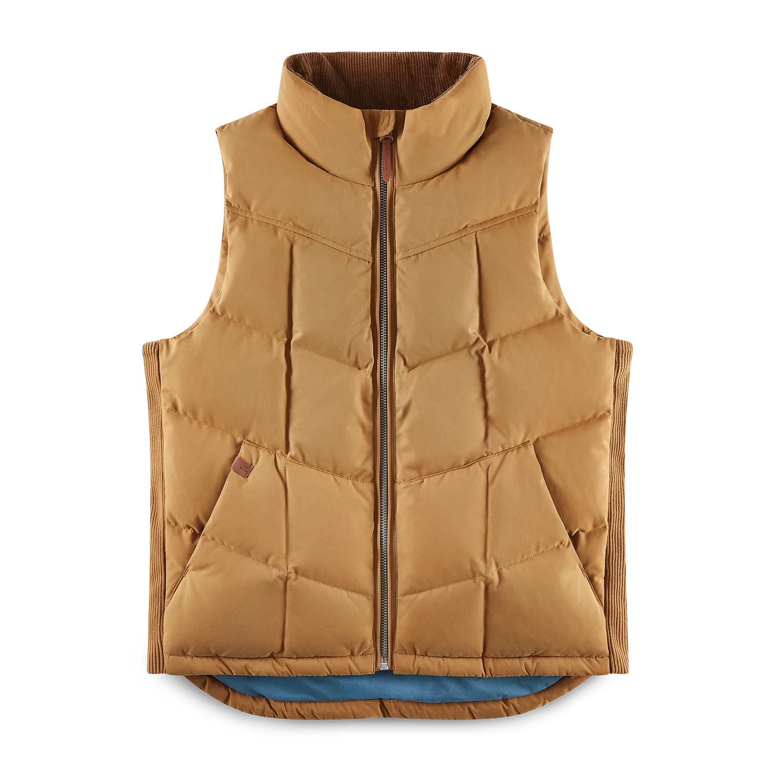 &SONS Forest Puffer Gilet Tan - Image 13
