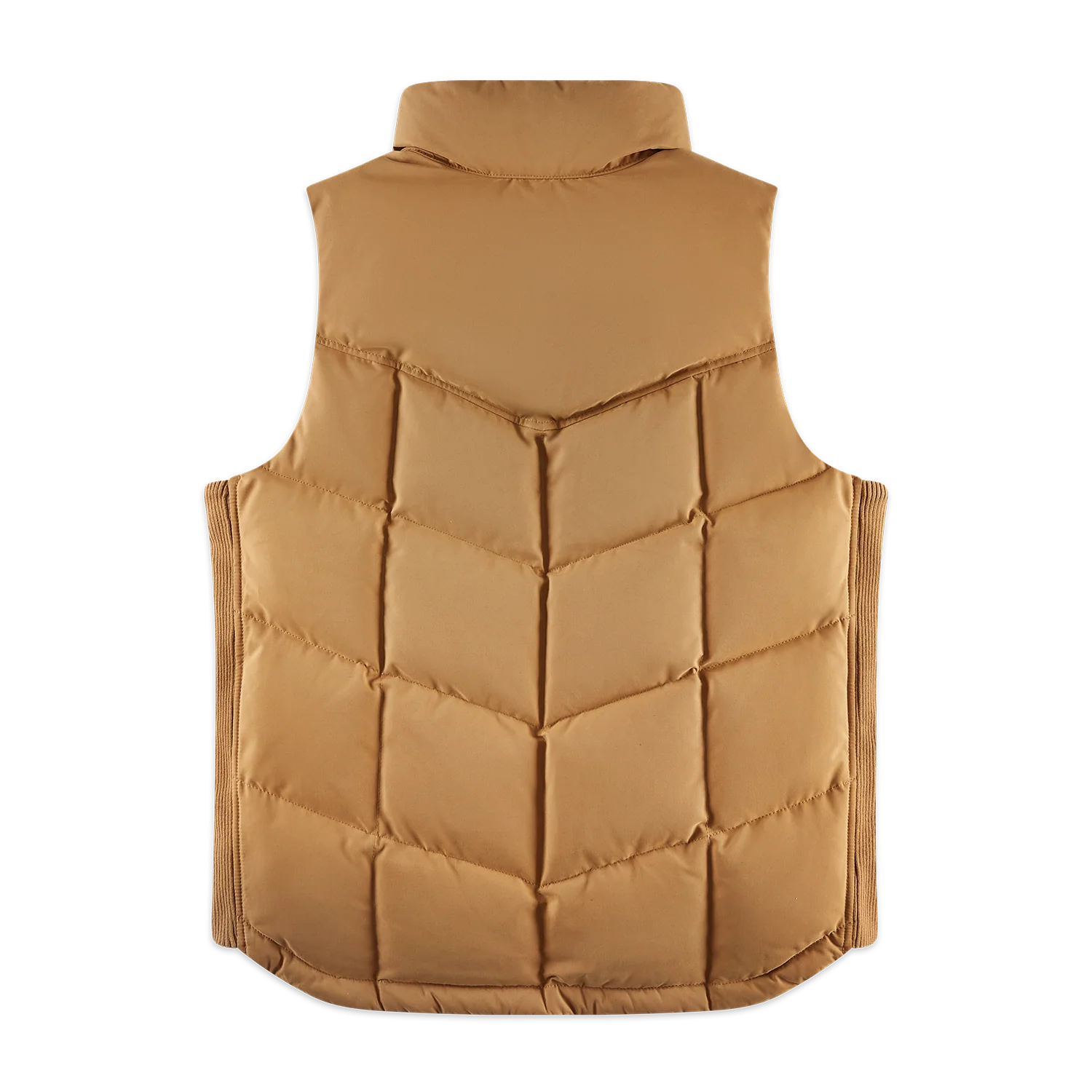 &SONS Forest Puffer Gilet Tan - Image 14