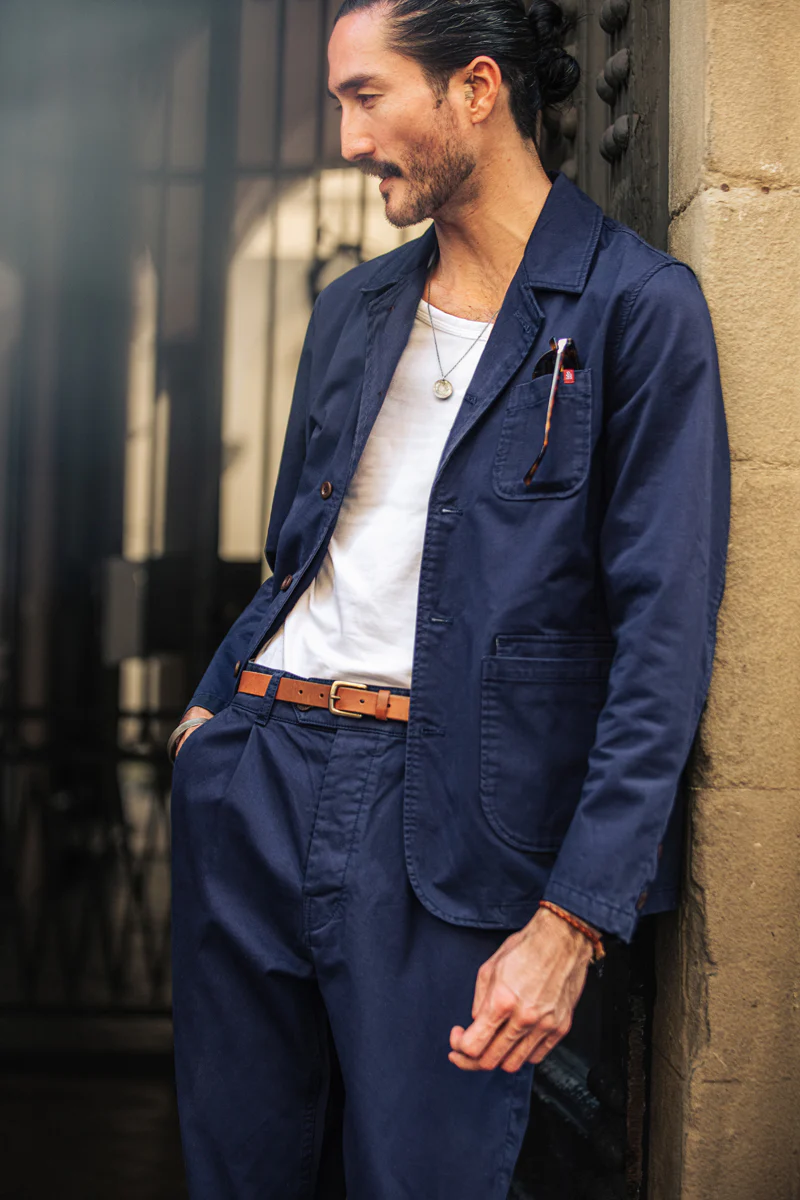 &SONS Hemingway Suit Jacket Midnight Blue - Image 11