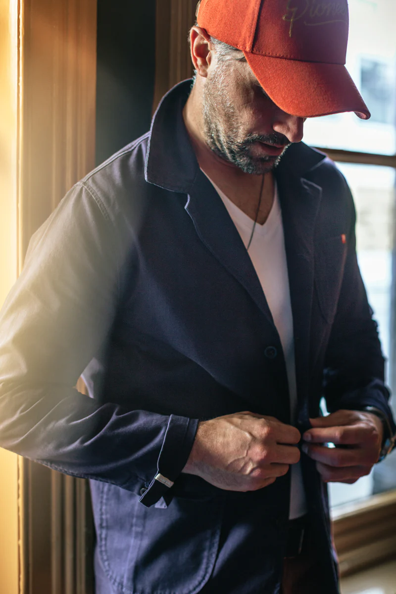 &SONS Hemingway Suit Jacket Midnight Blue - Image 13