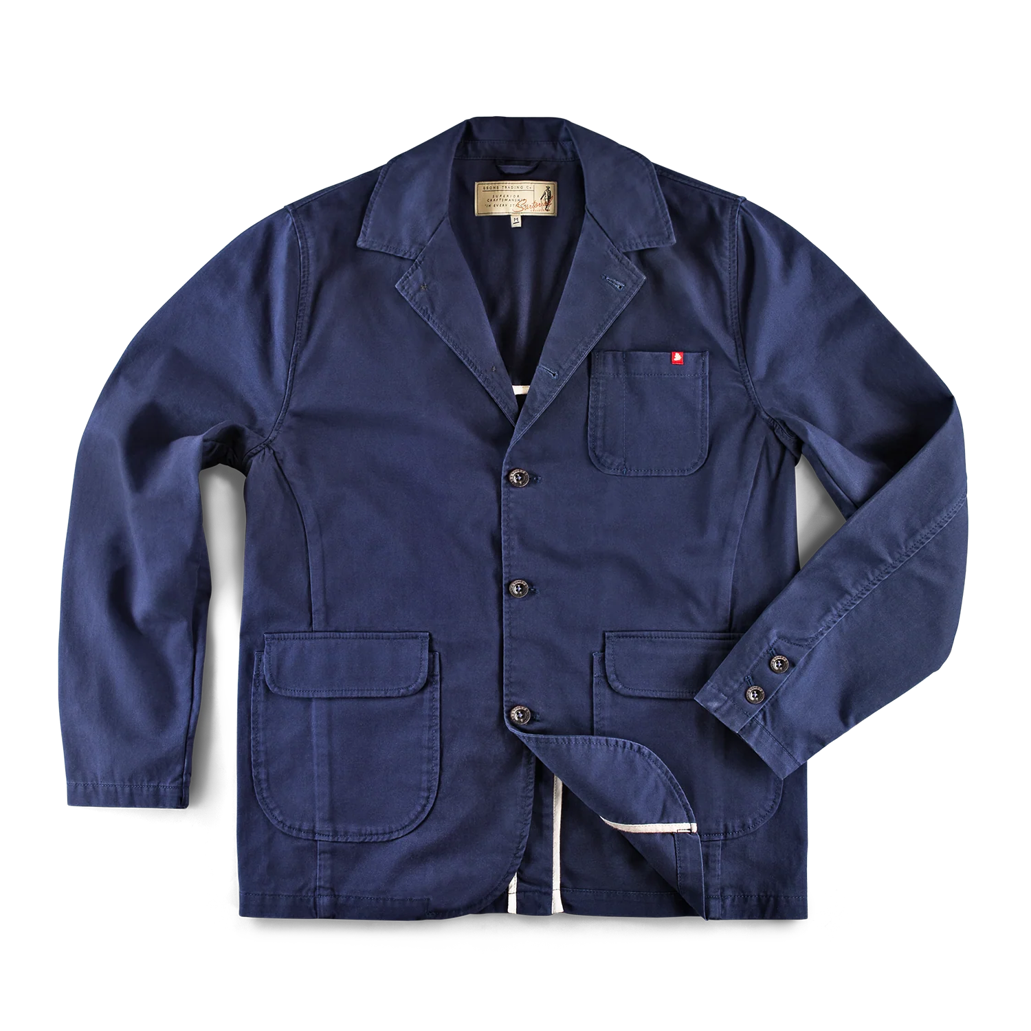 &SONS Hemingway Suit Jacket Midnight Blue - Image 14