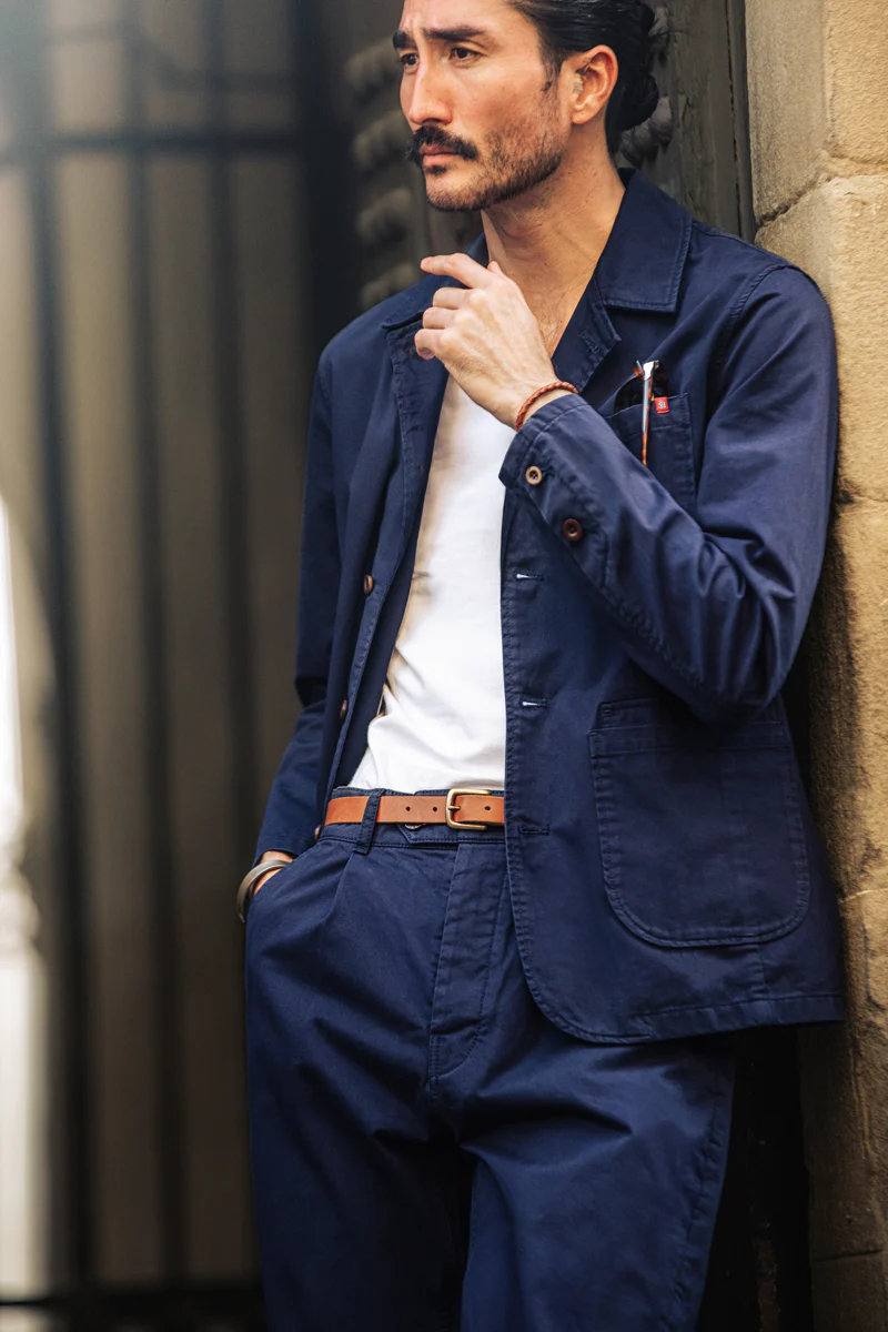 &SONS Hemingway Suit Jacket Midnight Blue - Image 5