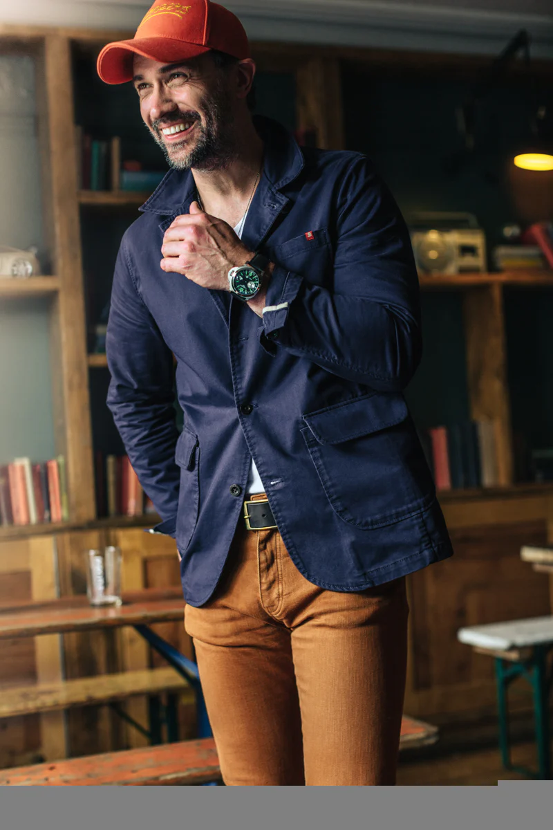 &SONS Hemingway Suit Jacket Midnight Blue - Image 7