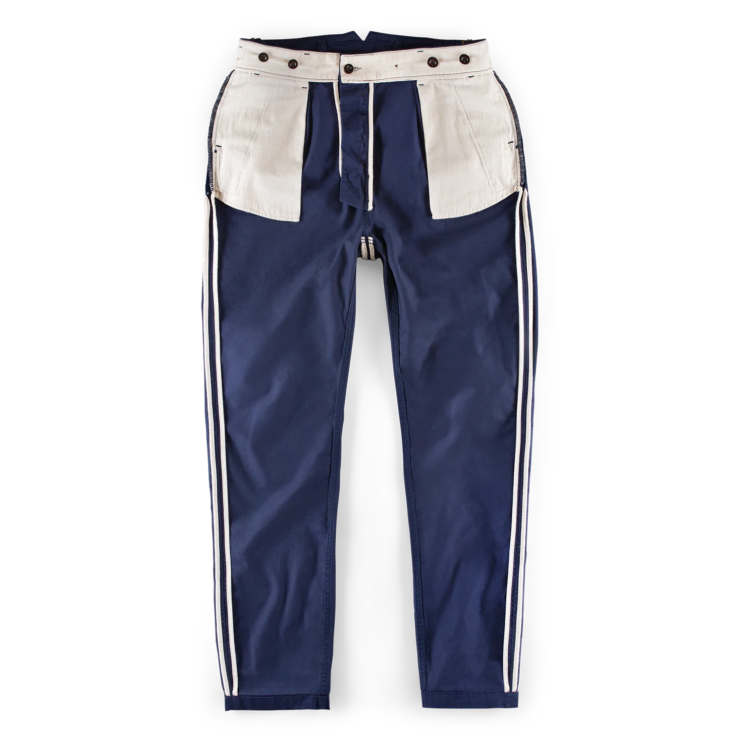 &SONS Hemingway Trousers Midnight Blue - Image 12