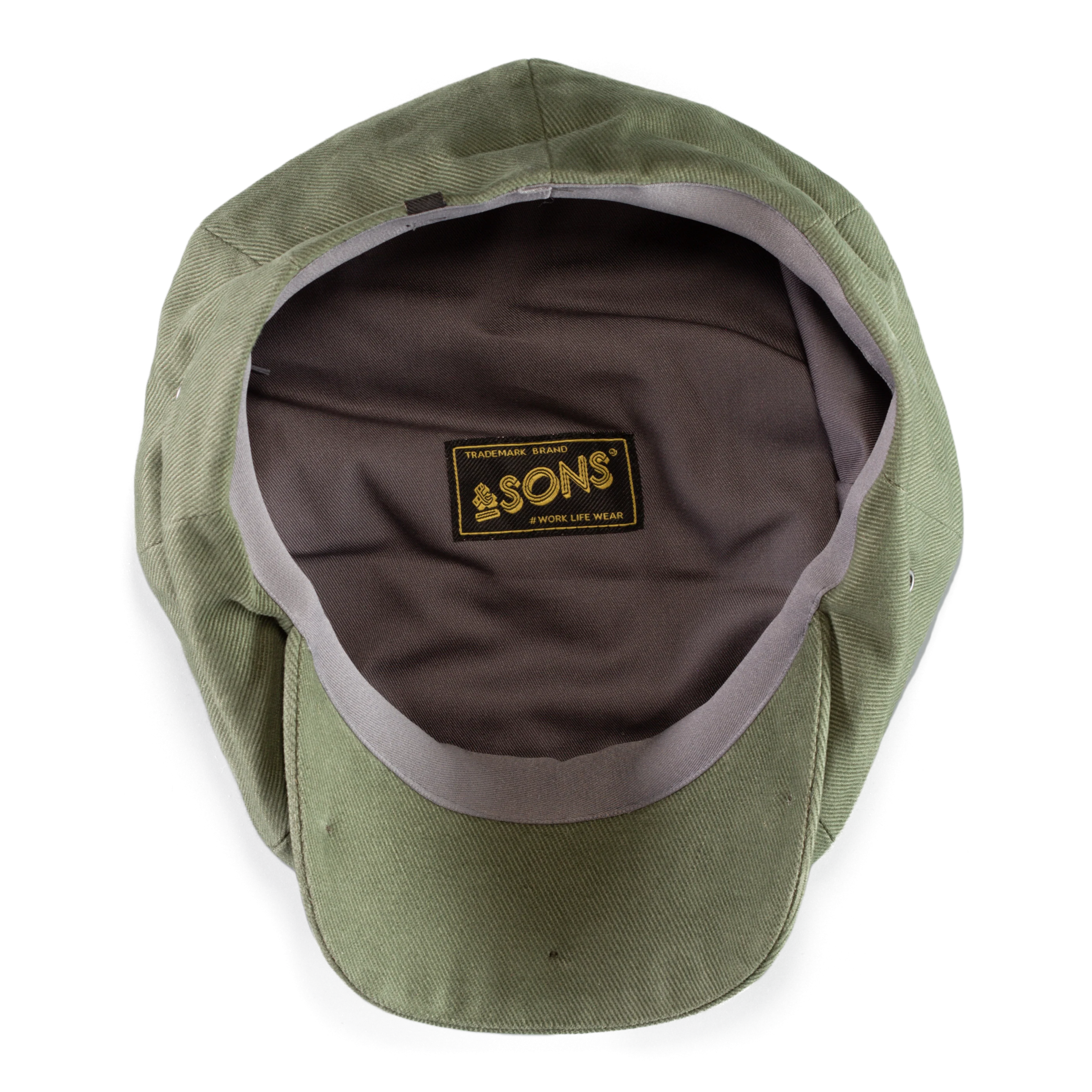 Jackson Baker Boy Cap - Army Green - Image 11