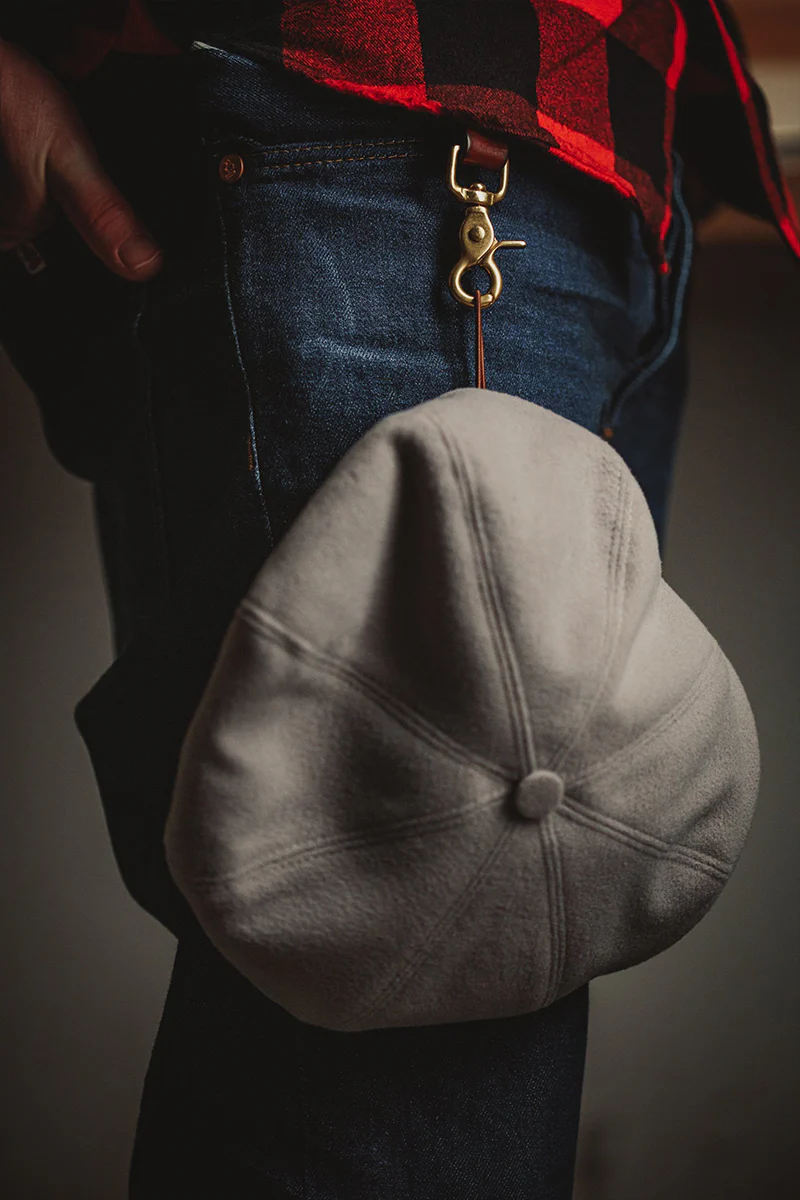 Jackson Traditional Baker Boy Hat - Light Grey - Image 5