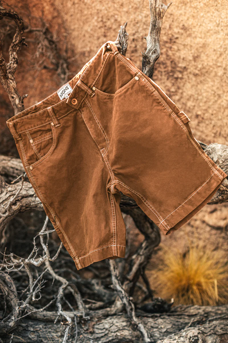 Lord Canvas Shorts Brown - Image 4