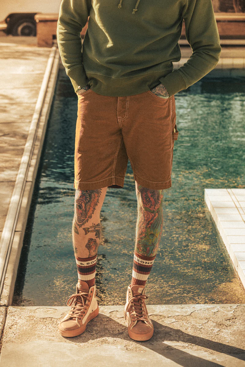 Lord Canvas Shorts Brown - Image 5