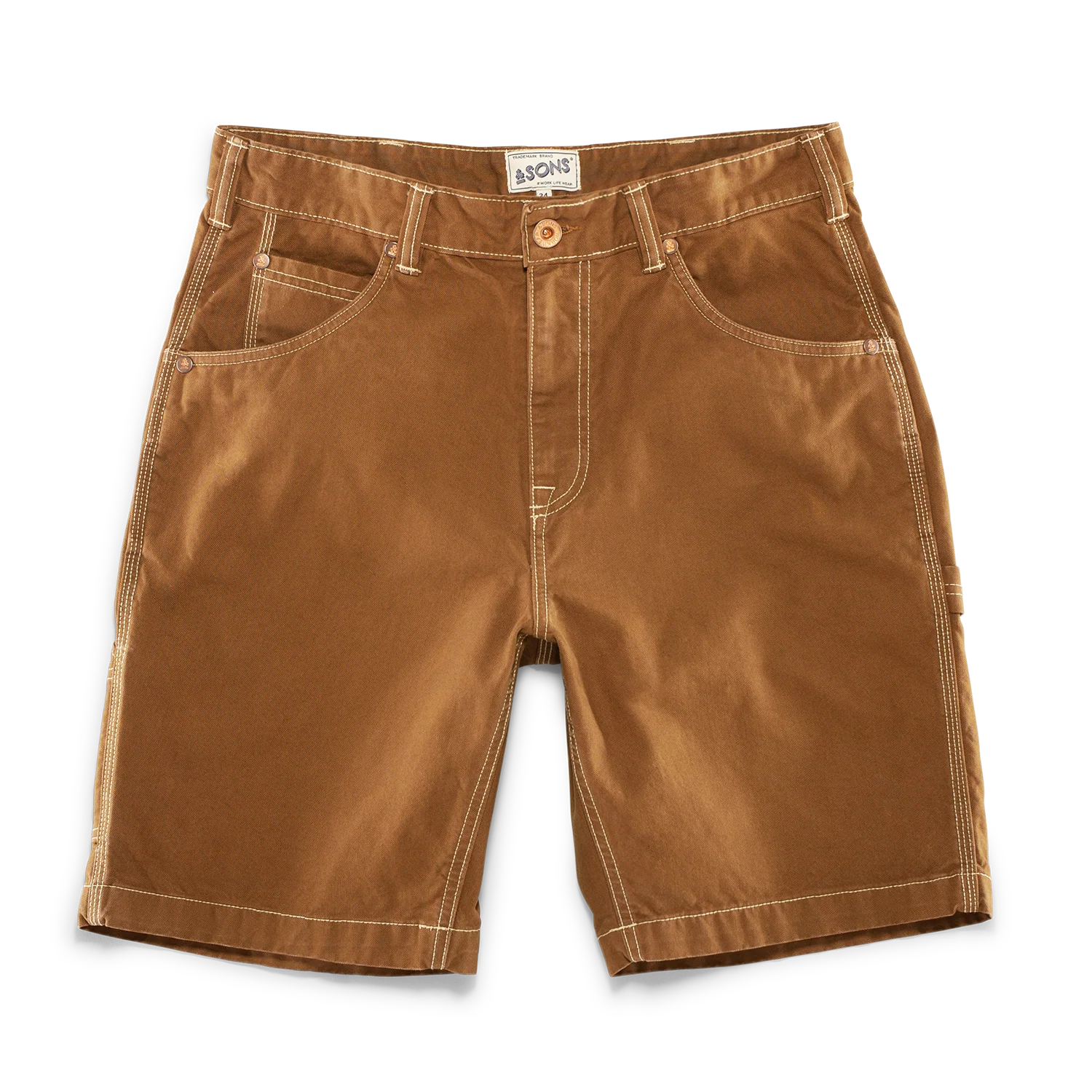 Lord Canvas Shorts Brown - Image 7