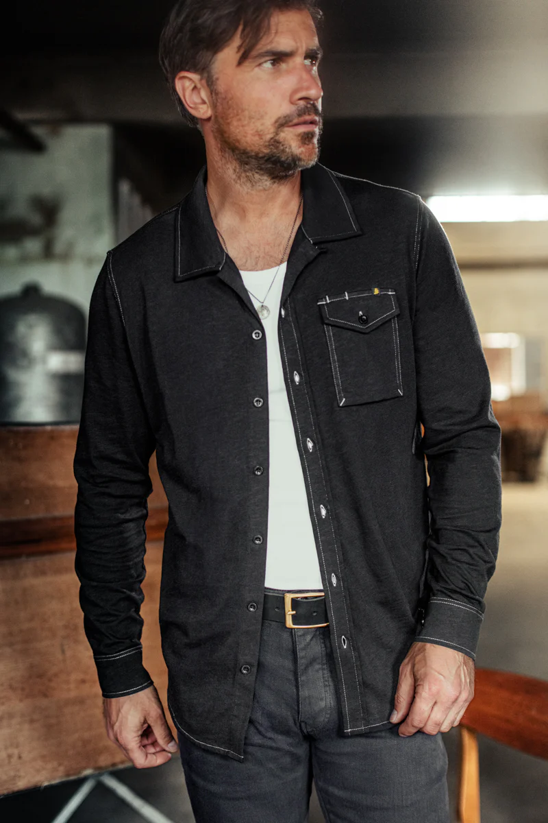 &SONS Midwest Shirt Black - Image 2