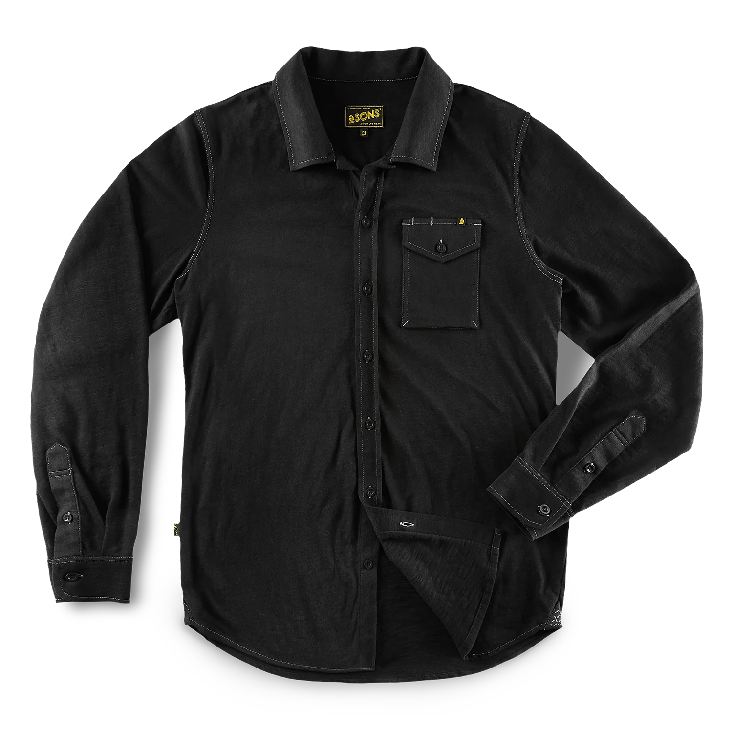 &SONS Midwest Shirt Black - Image 8