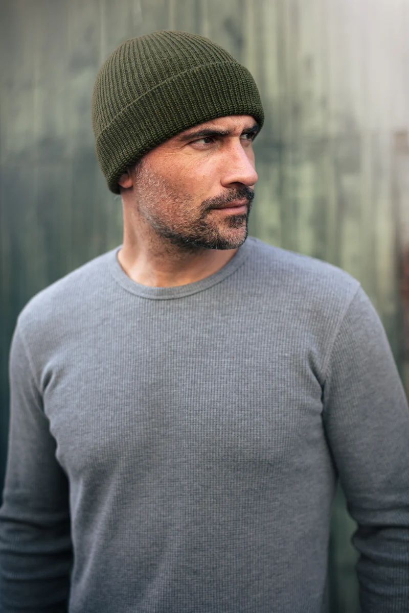 &SONS New Watchcap Beanie Green - Image 3