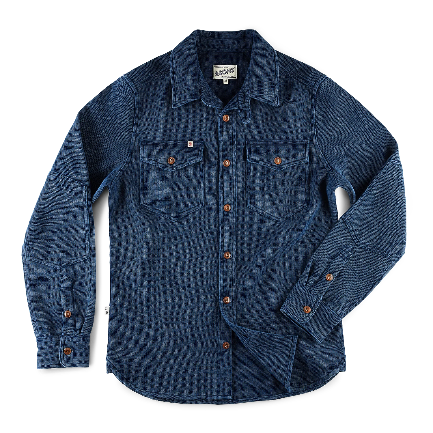 &SONS Olsen Indigo Shirt - Image 10
