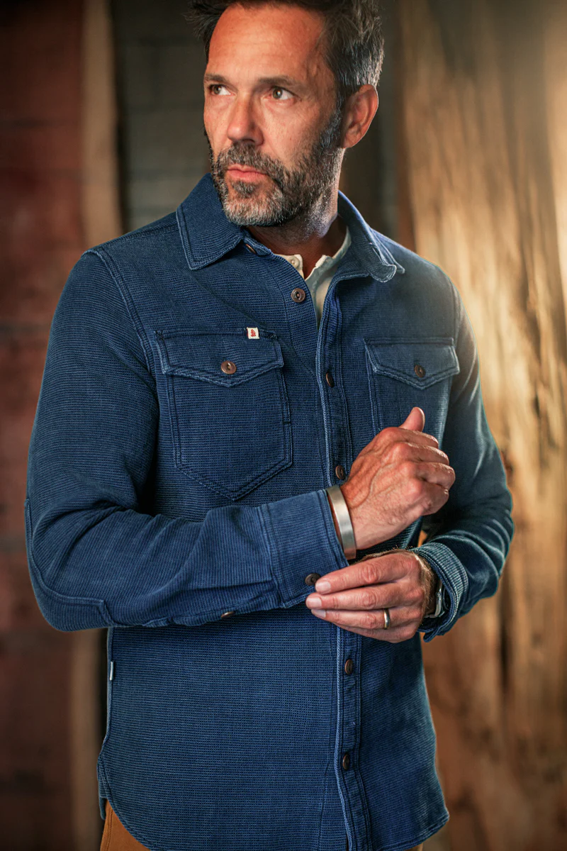 &SONS Olsen Indigo Shirt - Image 3