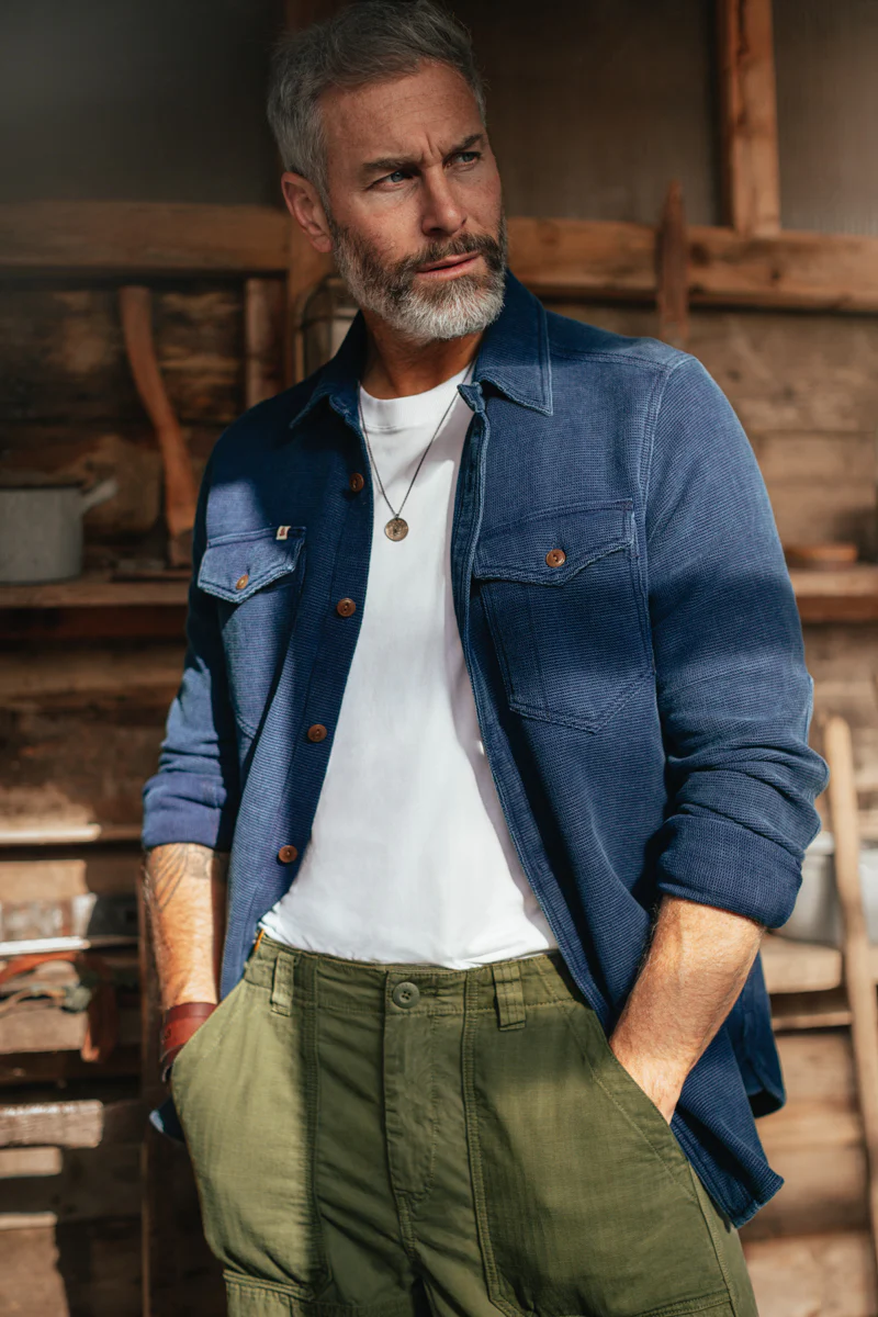 &SONS Olsen Indigo Shirt - Image 5