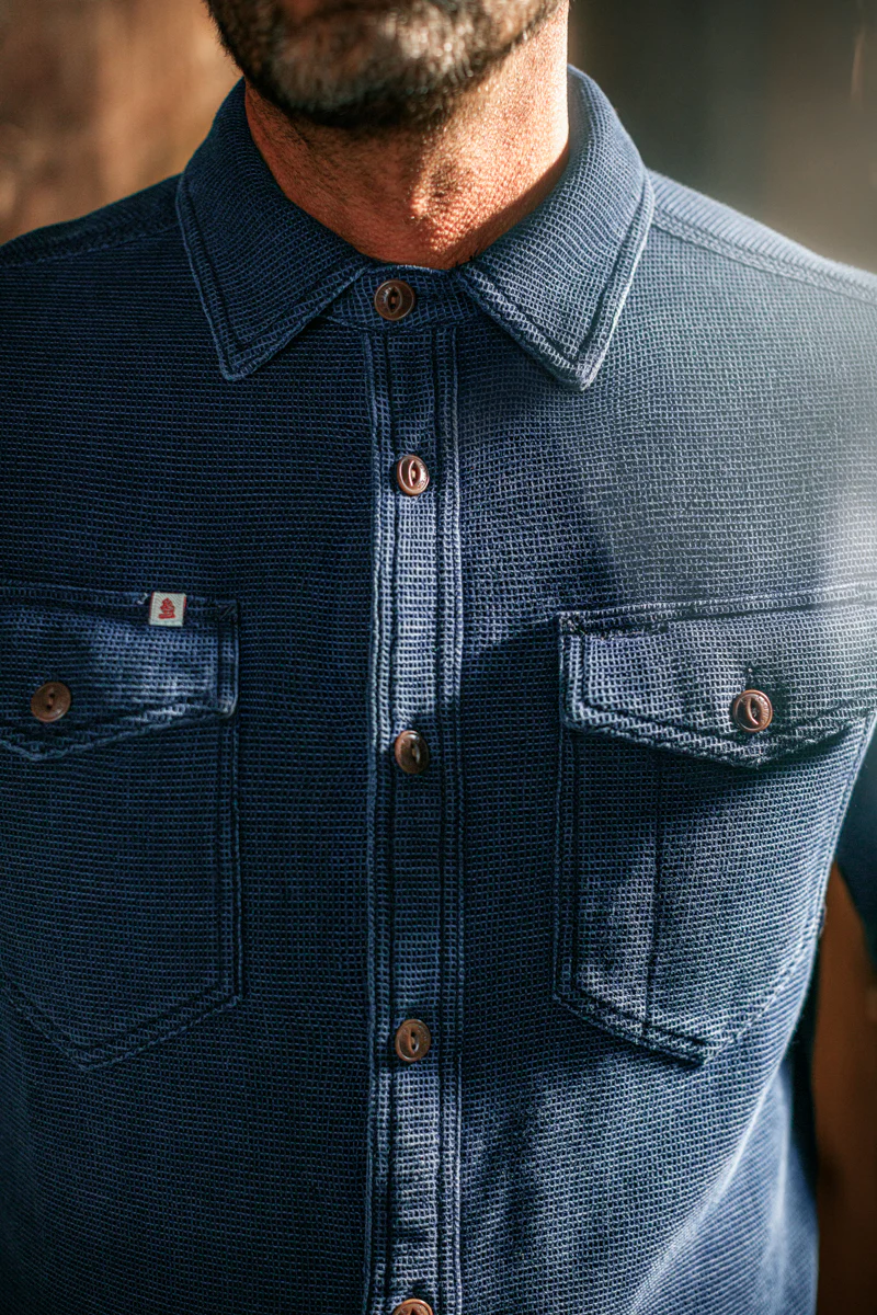 &SONS Olsen Indigo Shirt - Image 7