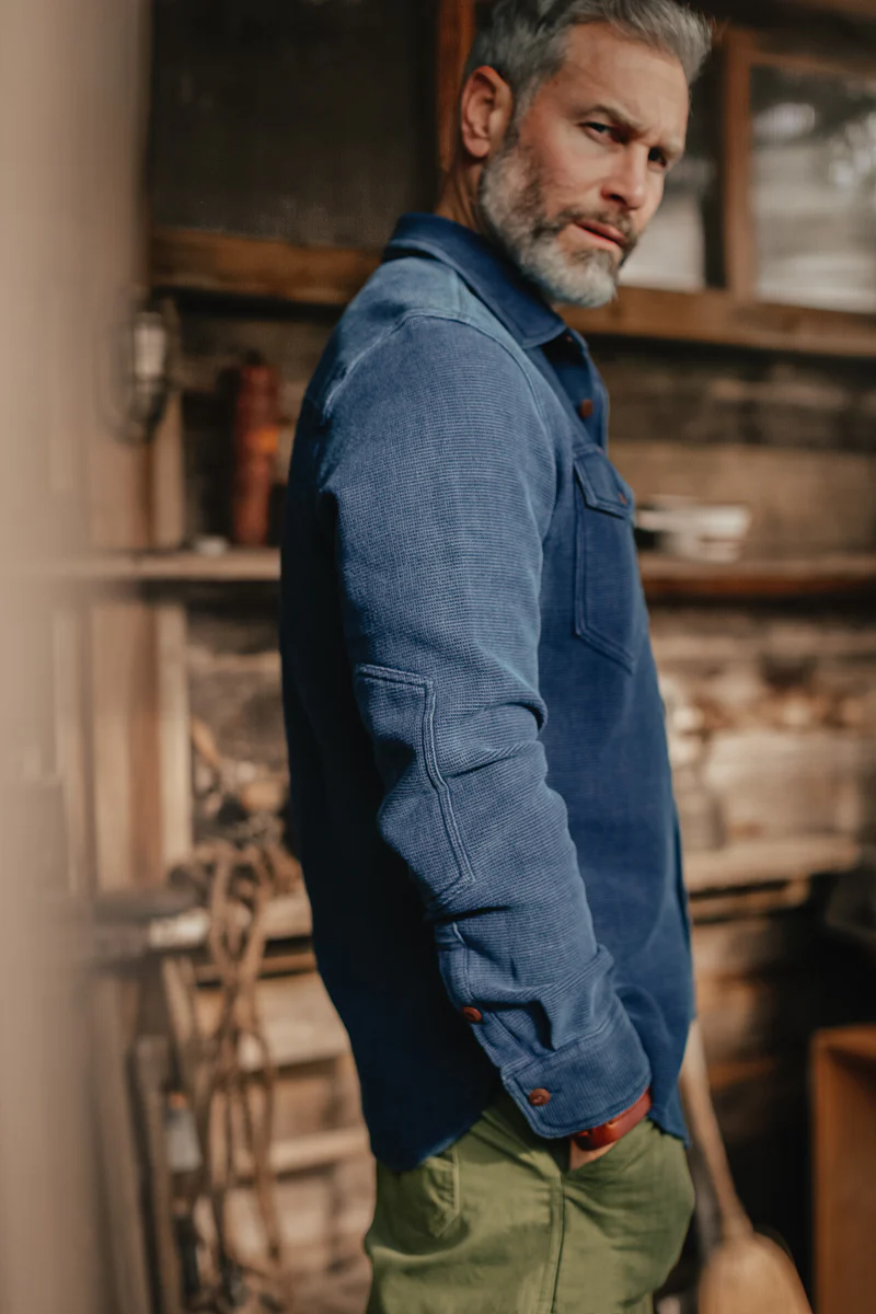 &SONS Olsen Indigo Shirt - Image 9