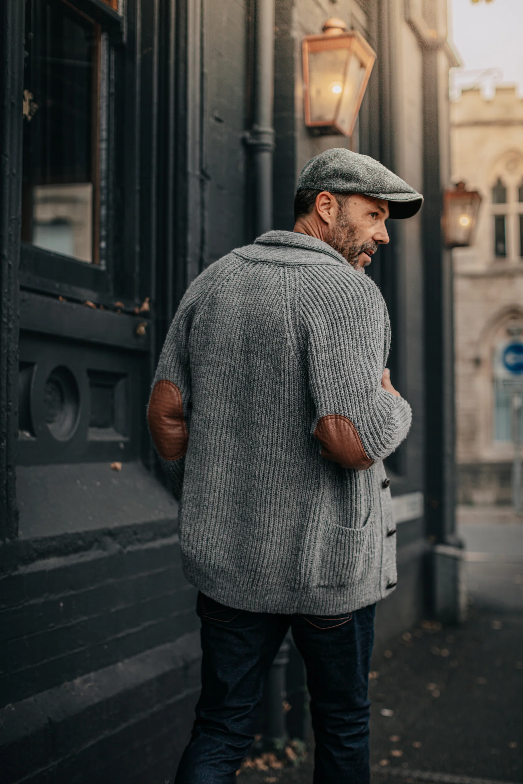Pioneer British Wool Cardigan Grey - Image 6