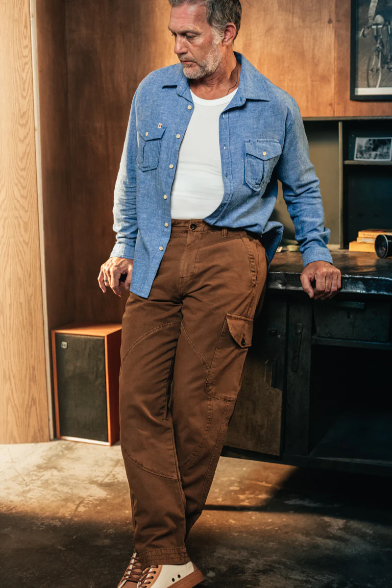 Preston Surplus Cargo Pant Brown - Image 3