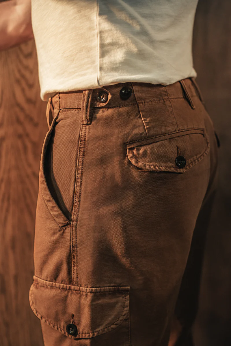 Preston Surplus Cargo Pant Brown - Image 5