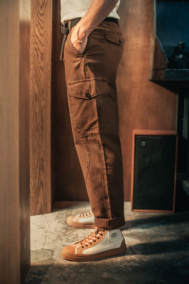 Preston Surplus Cargo Pant Brown - Image 6