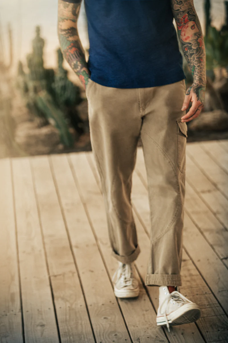 Preston Surplus Cargo Pant Khaki - Image 3