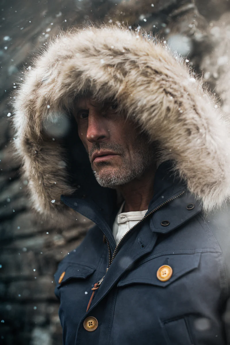 &SONS Ridge Snow Parka Navy - Image 4