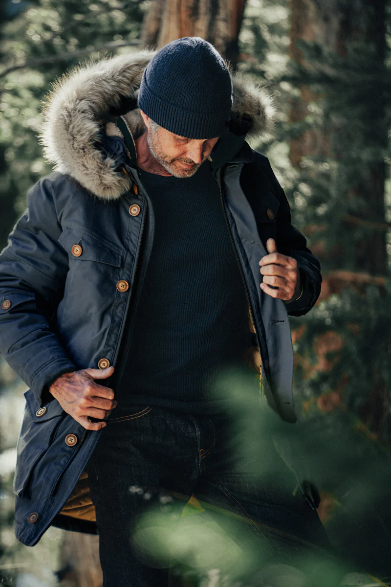 &SONS Ridge Snow Parka Navy - Image 5