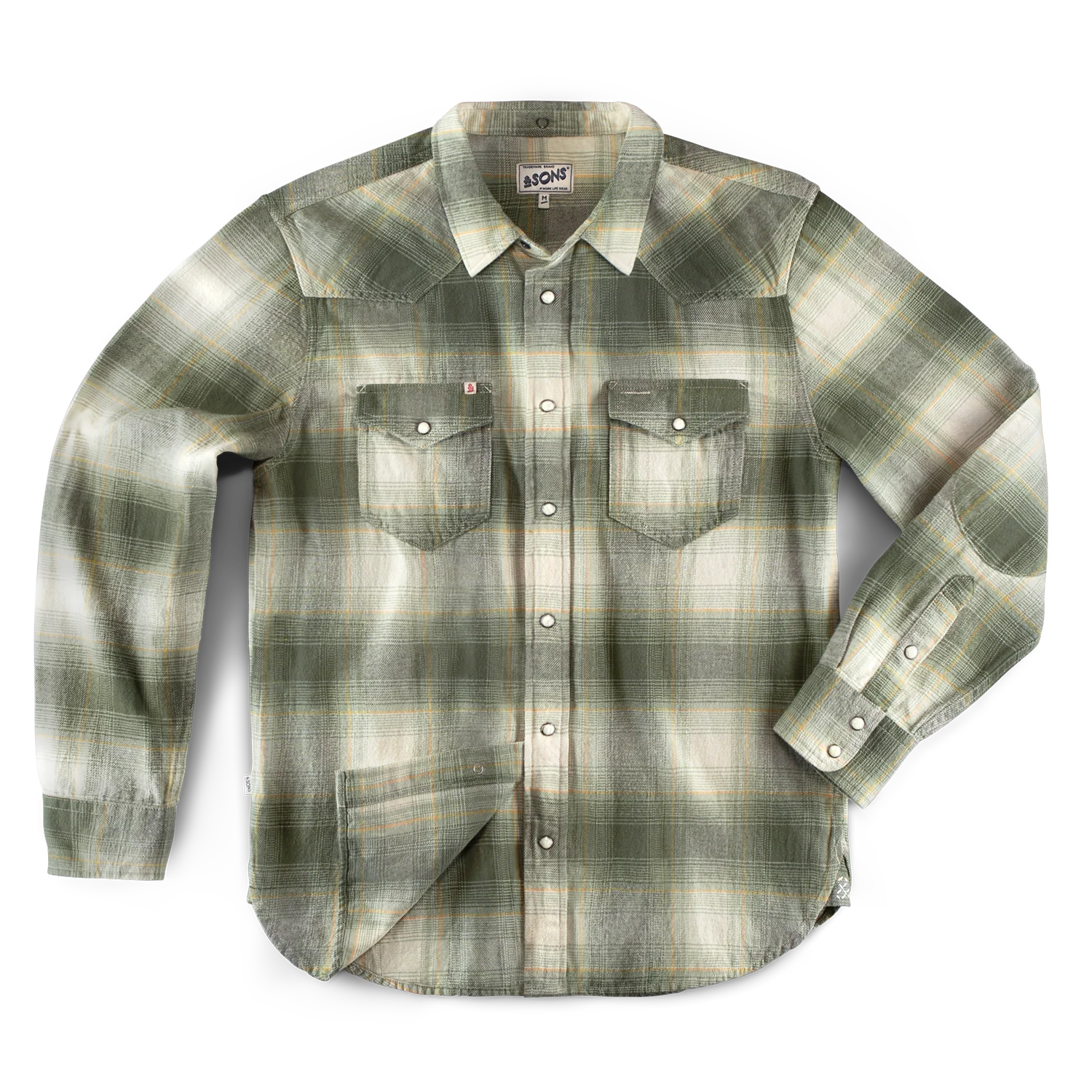 &SONS River Green Western Shirt - Image 10