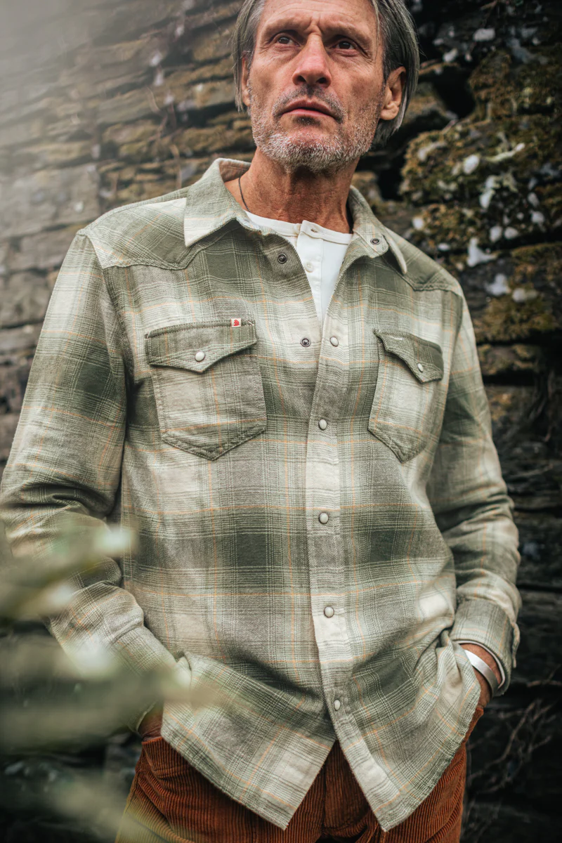 &SONS River Green Western Shirt - Image 3
