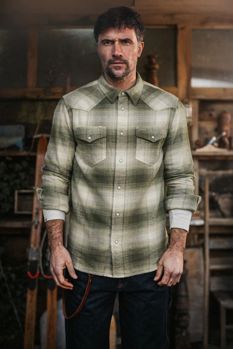 &SONS River Green Western Shirt - Image 7