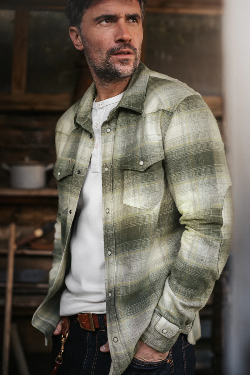 &SONS River Green Western Shirt - Image 8