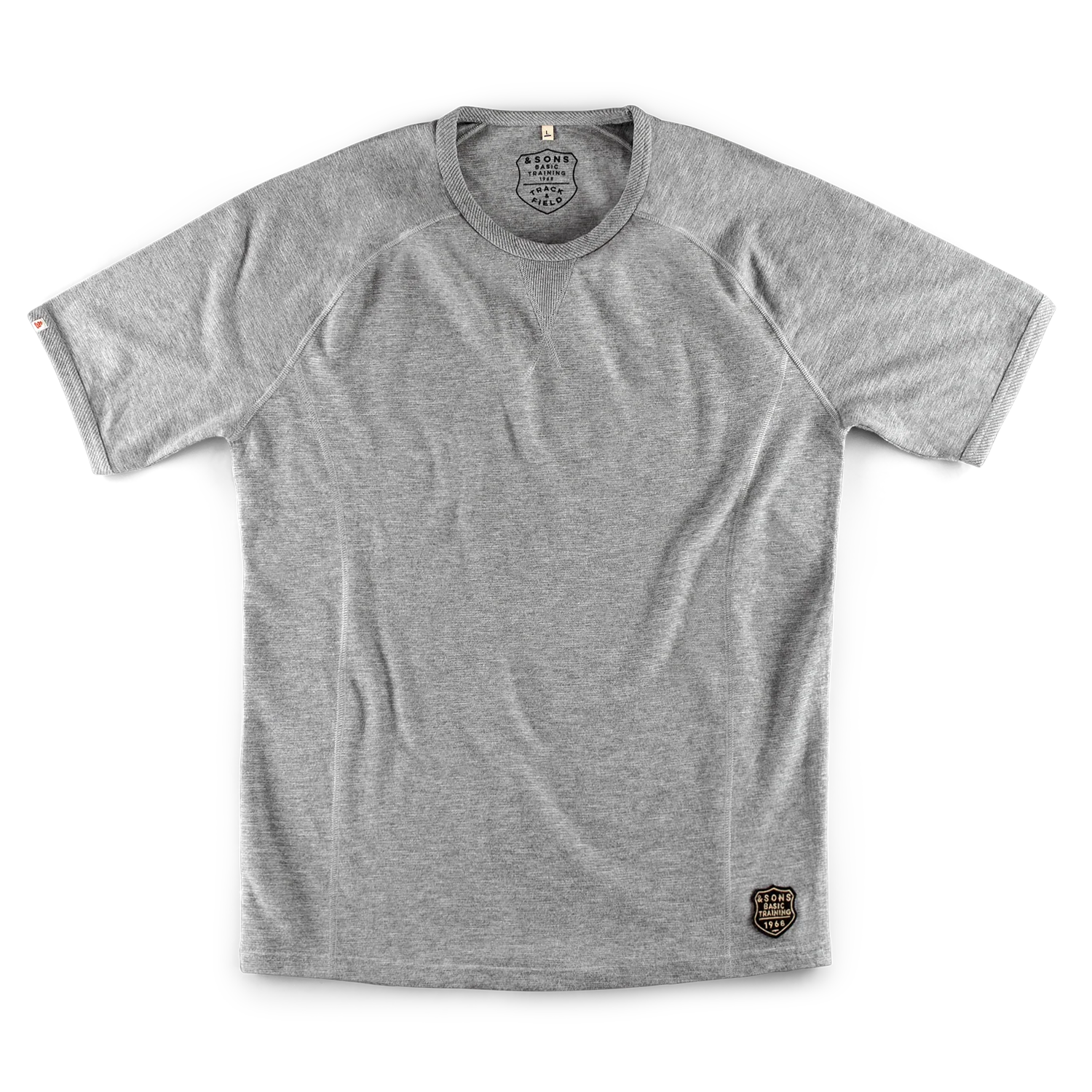 &SONS Sprint T-Shirt Grey Marl - Image 8