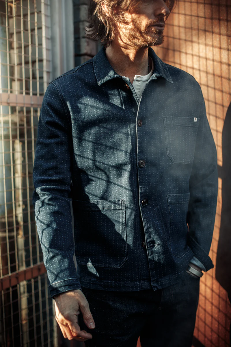 &SONS Stockton Jacket Indigo - Image 5