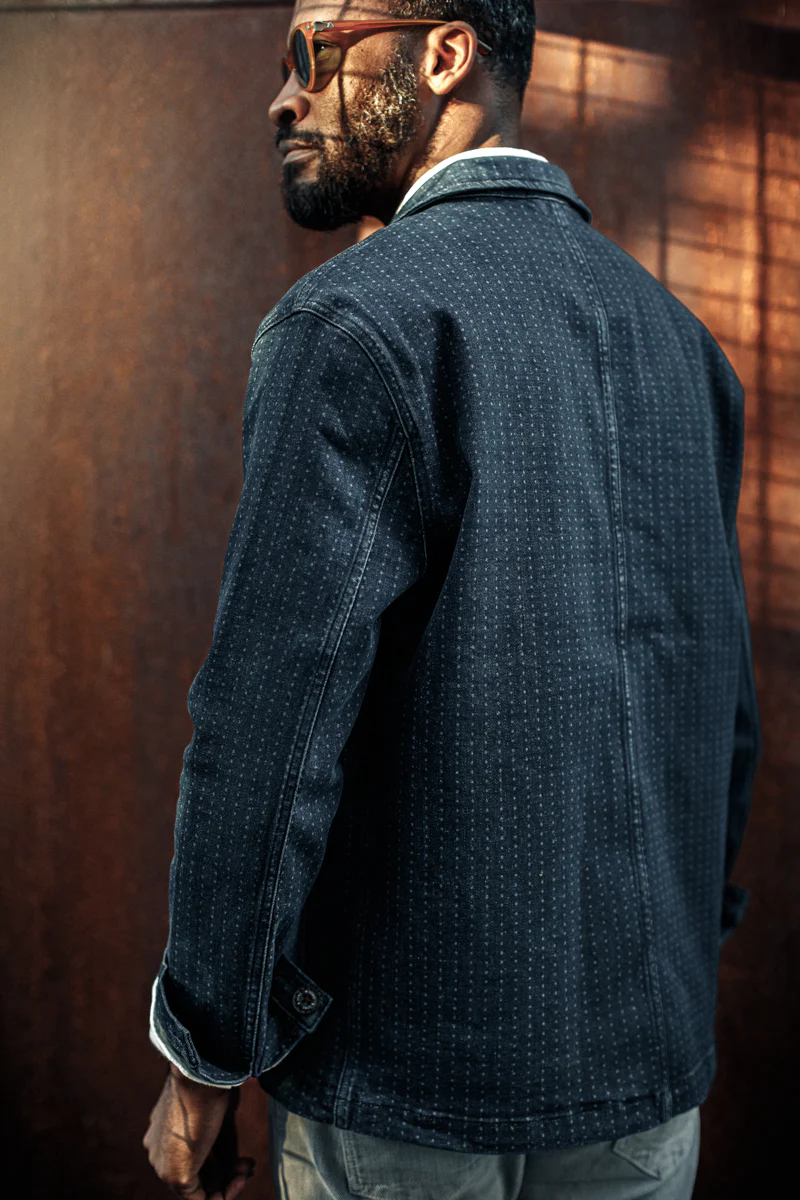 &SONS Stockton Jacket Indigo - Image 8