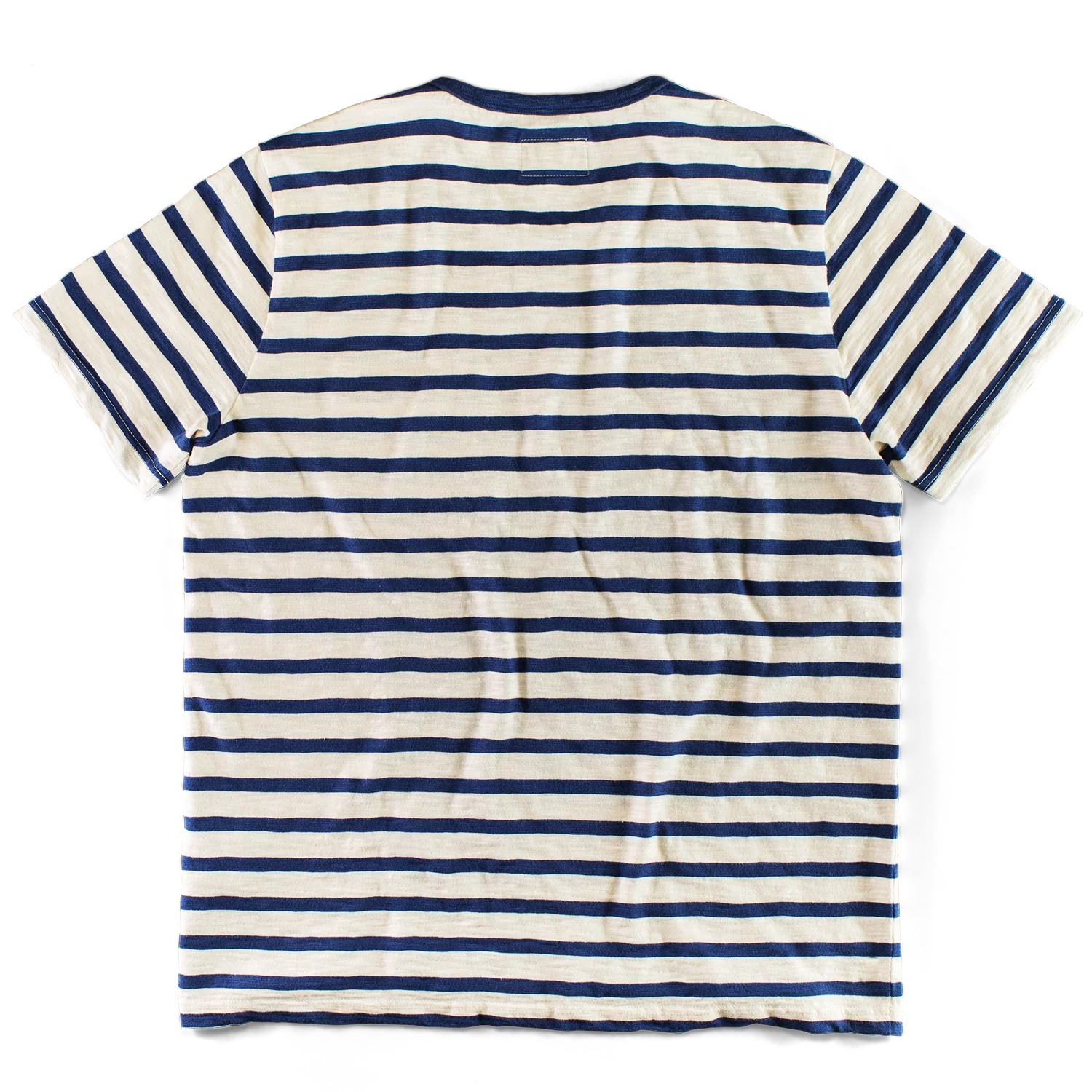 Breton Striped T Shirt Blue - Image 12