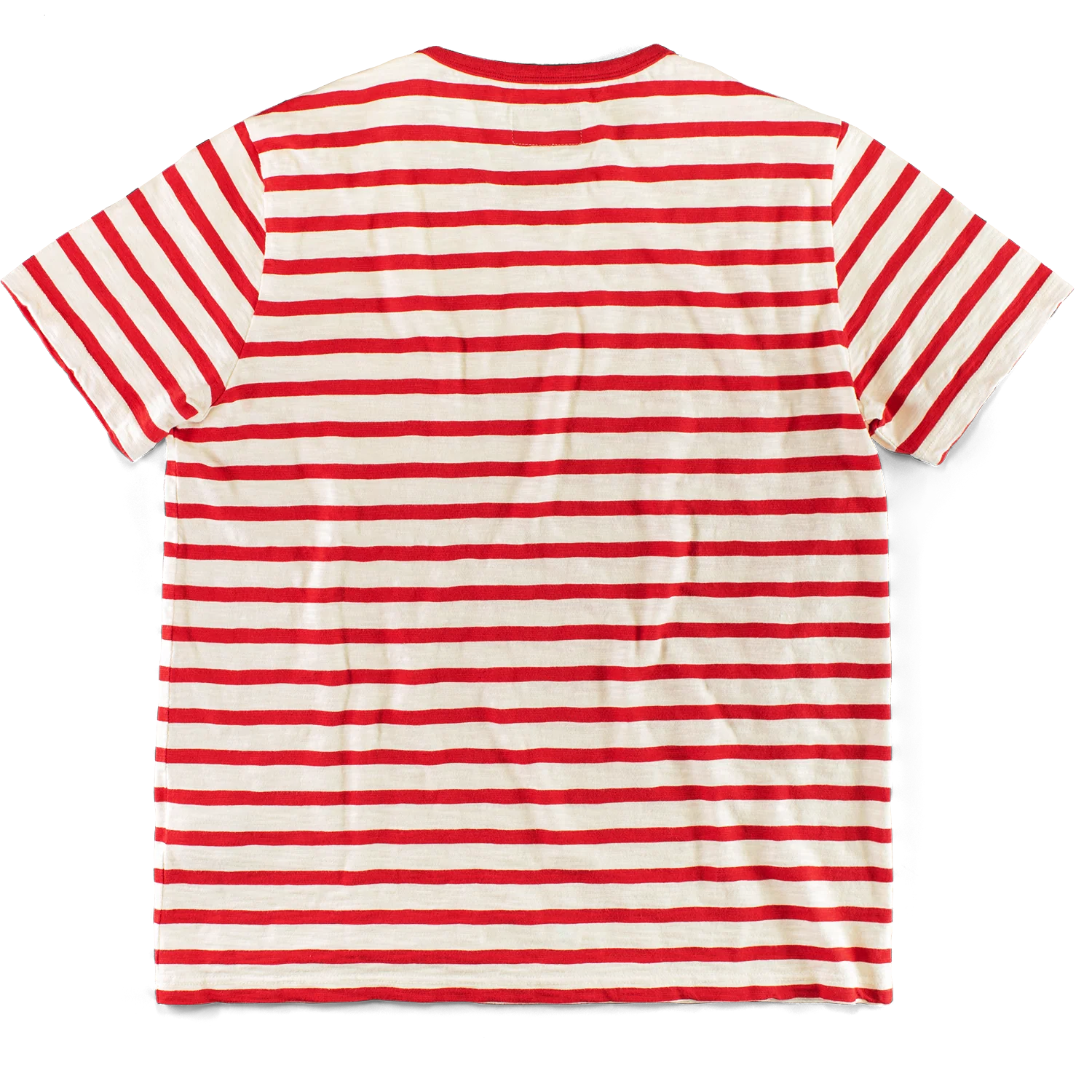 Breton Striped T Shirt Red - Image 9