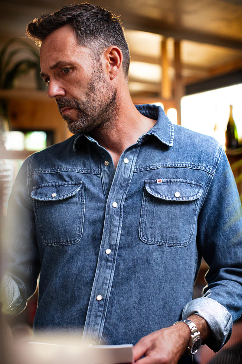 Sunday Shirt Light Denim - Image 12