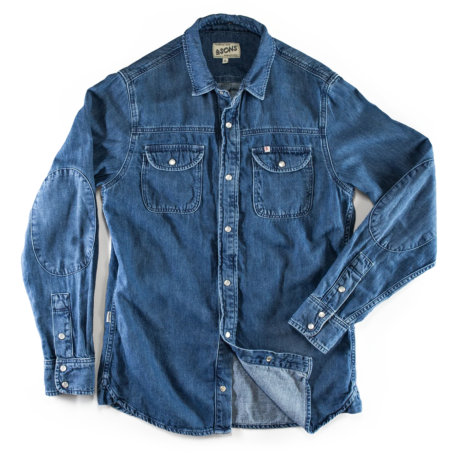 Sunday Shirt Light Denim - Image 13