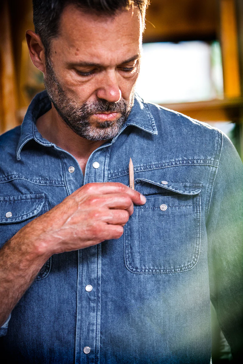 Sunday Shirt Light Denim - Image 9